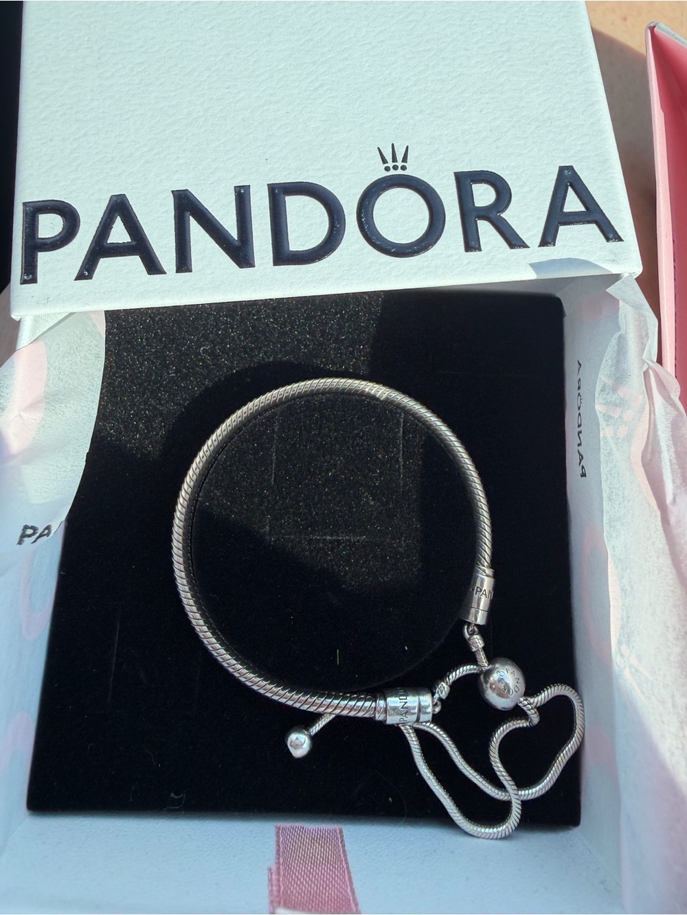 Pandora Sterling Silver Snake Chain Bracelet